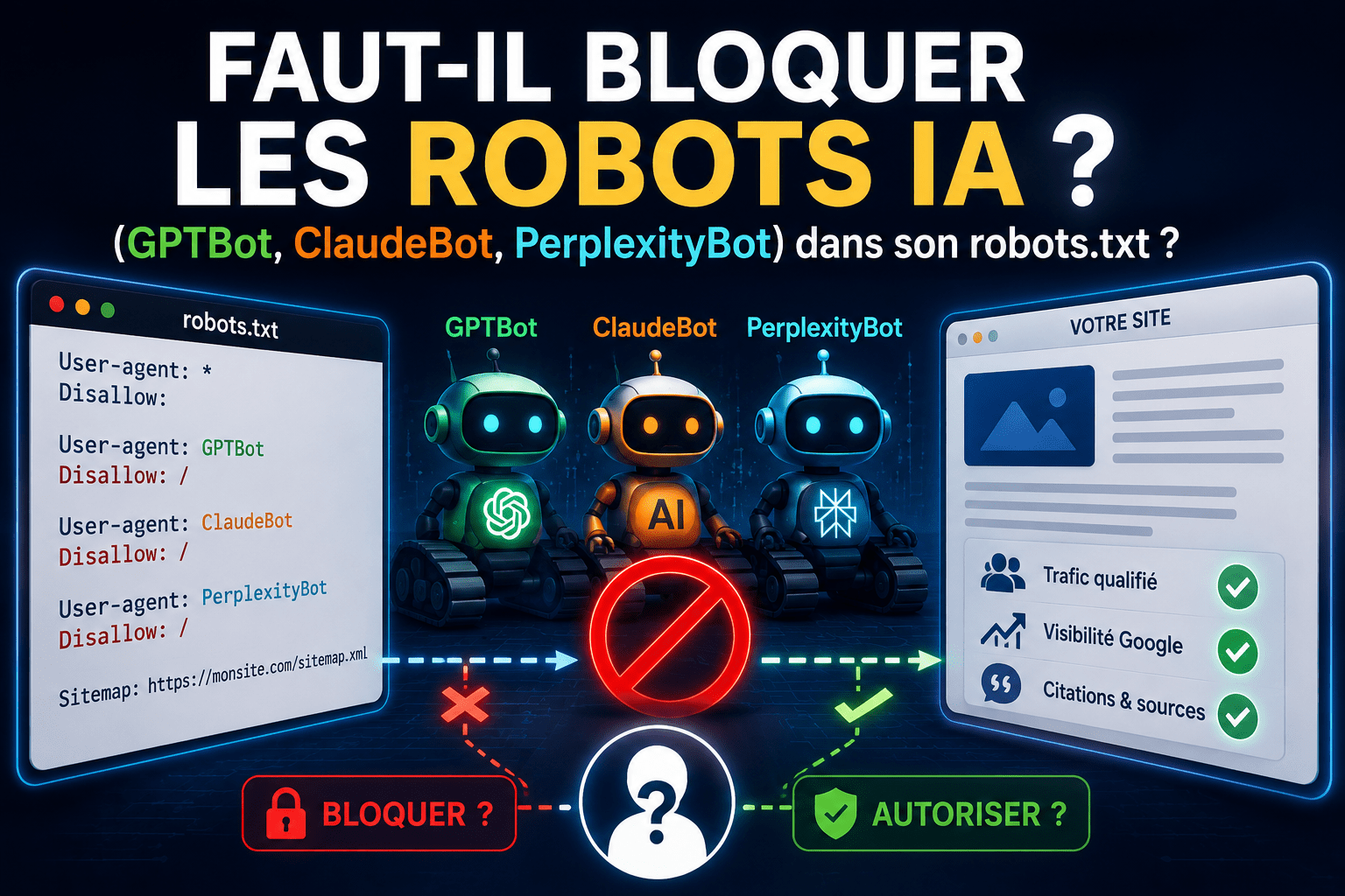 Faut-il bloquer les robots IA Faut-il bloquer les robots IA